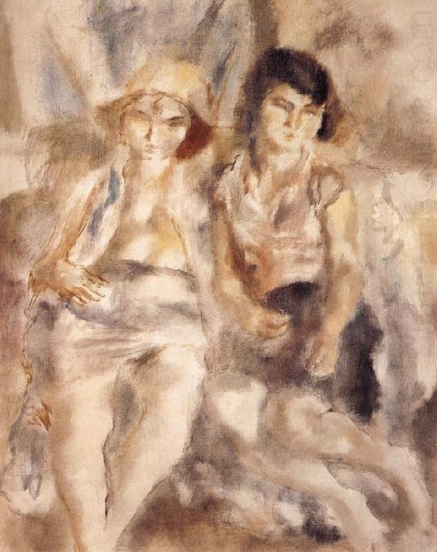 Two gitana, Jules Pascin